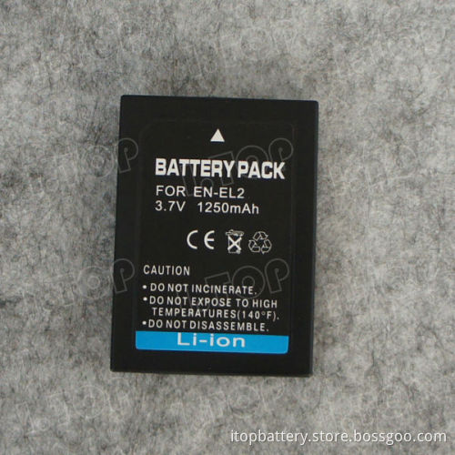 High capacity camera Camcorder battery EN-EL2 for Nikon , Camera Battery Manufacturer